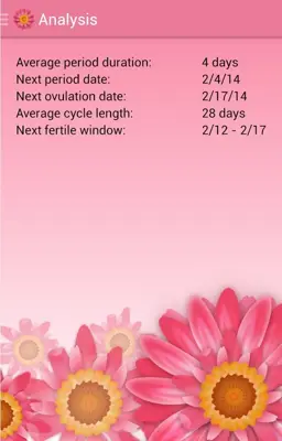 My Cycles Period and Ovulation android App screenshot 1